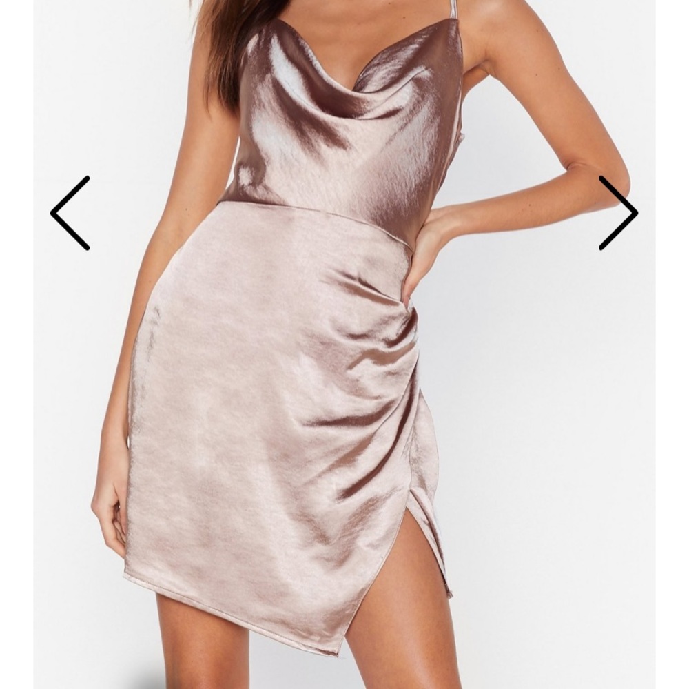NASTY GAL Satin Dress